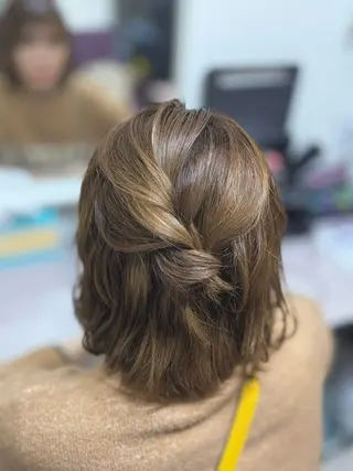ヘアアレンジ 🐗hair set AIRI🫧🫧のヘアスタイル