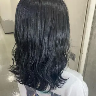 ミディアム カラー 清村 和音のヘアスタイル