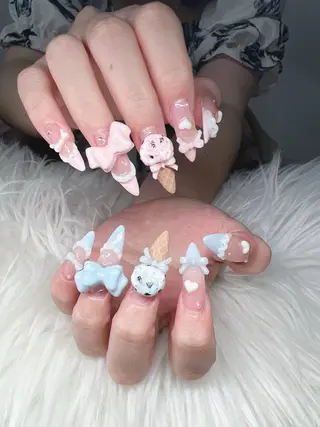 ネイル Lee Nails チップ長さだし専門店のネイルデザイン