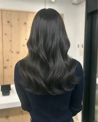 ロング カラー 新宿/透明感カラー/ masato🇰🇷のヘアスタイル