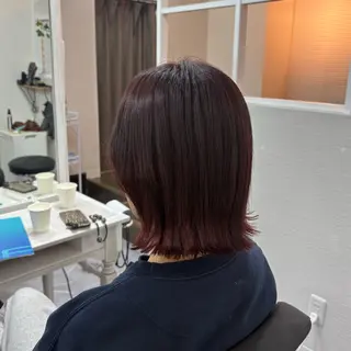 カラー Sherry🎧 RENA🩶のヘアスタイル