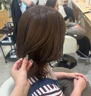 ミディアム カラー 淡い暖色カラー🩰 girly ♡ ノアのヘアスタイル