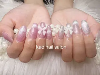 ネイル kao nail マグネット/長さだしのネイルデザイン