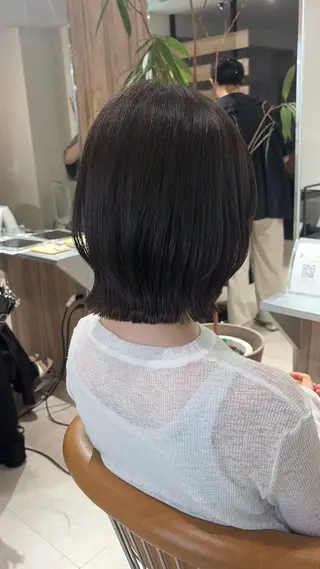ミディアム 田中 怜菜のヘアスタイル