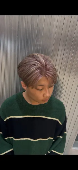 カラー メンズ ⭐️フウタ⭐️/郡山 /透明感カラーのヘアスタイル