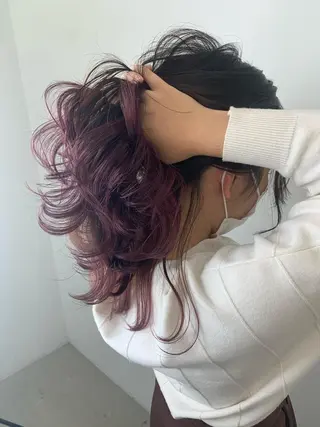 カラー LINOET名古屋 ブリーチ/ハイトーンのヘアスタイル