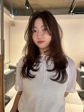 ロング アルシュ インプレッションのヘアスタイル