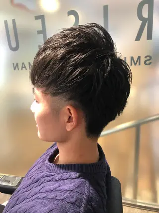 ショート メンズ rilune matsuoのヘアスタイル