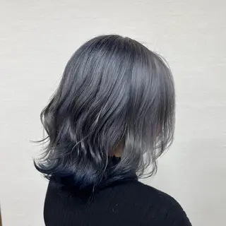 ミディアム カラー SHUN/名駅/ ツヤ髪/透明感🖤のヘアスタイル