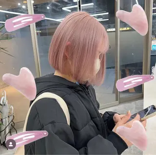 カラー 色落ちまで可愛い🧚 心斎橋hikaruのヘアスタイル