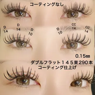 マツエク・マツパ 海外ギャル🔥 盛れる束感LINDAのマツエク・マツパデザイン