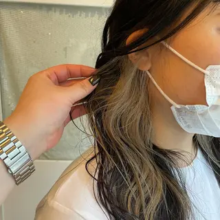 ロング カラー 北川 智海のヘアスタイル