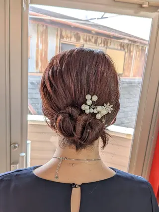 ミディアム ヘアアレンジ 🍀【脱芋】 tomoha🍀のヘアスタイル