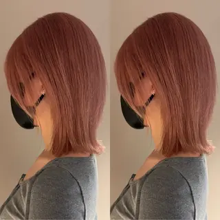ミディアム カラー ブリーチカラー🌟/ ちさとのヘアスタイル