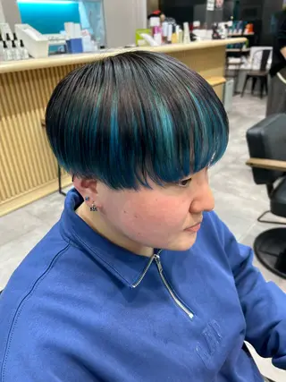 ミディアム ショート・ボブ 🌈chinaのヘアスタイル