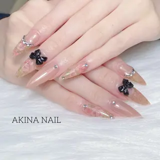 セミロング Akina Nail 亀戸のネイルデザイン