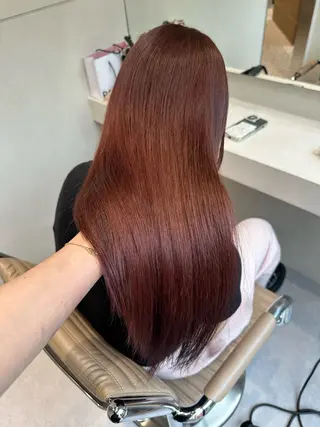 ロング カラー ピンクカラー美容師 新宿美容室🎀のヘアスタイル
