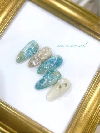 ネイル arm in arm ︎✿Yamamotoのマツエク・マツパデザイン