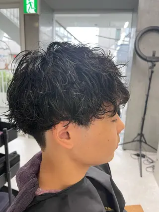 メンズ バレイヤージュ特化/ アキラのヘアスタイル