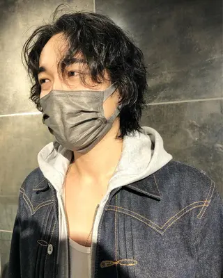 パーマ ヘアアレンジ メンズ メンズ特化✂️栗原 侑也のヘアスタイル