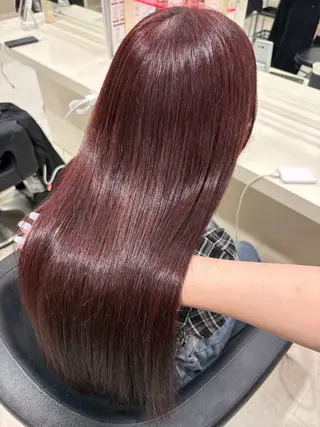 ロング カラー ヘアアレンジ さくら🍒 暖色カラー/髪質改善のヘアスタイル