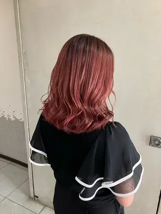 ミディアム カラー 清村 和音のヘアスタイル