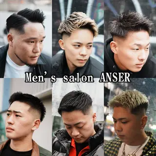 ショート カラー メンズ メンズサロン ANSWERのヘアスタイル