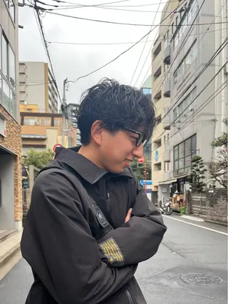 パーマ メンズ LARK/メンズ特化 /シバヤ ユウキのヘアスタイル