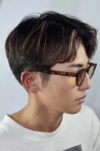 ショート パーマ メンズ 森本⚠️注意事項 ⚠️お読み下さい⚠️のヘアスタイル