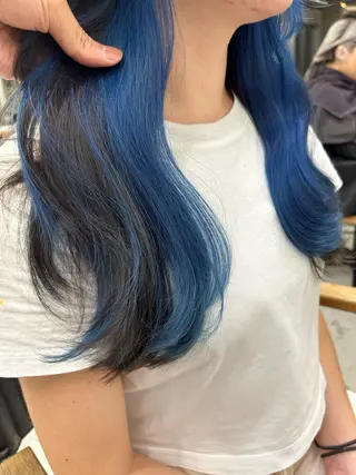 セミロング カラー RYOSUKE ハイトーンのヘアスタイル