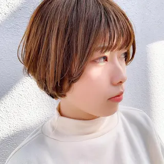 ショート カラー 中川 竜誠のヘアスタイル