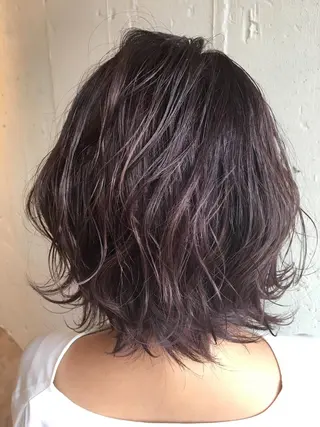 ショート カラー レイヤー/大人メンズ パーマ🌀 平島拓也のヘアスタイル