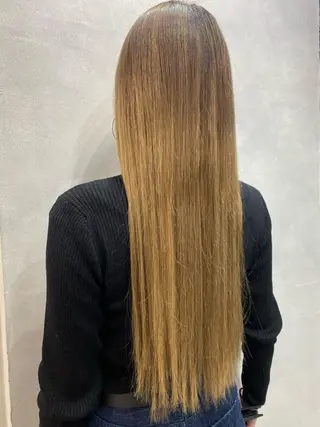 ロング カラー ヘアアレンジ FAAM Tsuneのヘアスタイル