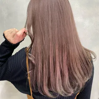 ロング カラー ヘアアレンジ FAAM Tsuneのヘアスタイル