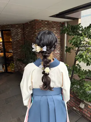 ロング ショート 顔周りレイヤー/マオのヘアスタイル