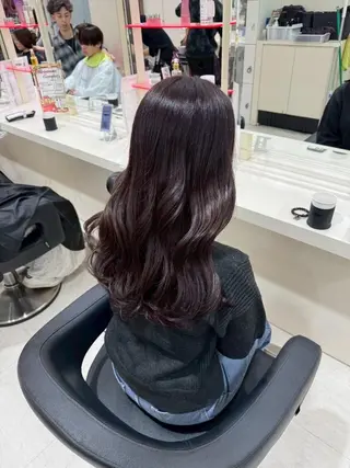 カラー 🩰まろやかピンク ラベンダー表参道🫧のヘアスタイル