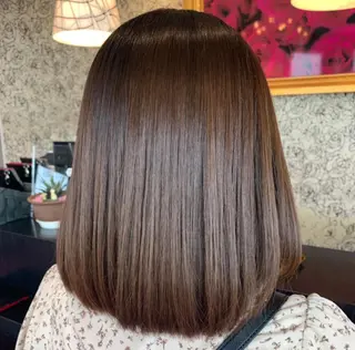 ショート カラー パーマ ヘアアレンジ メンズ キッズ 上村 菜月のヘアスタイル