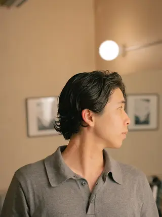 ミディアム カラー パーマ メンズ 🔗メンズサロン🔗 Kieのヘアスタイル