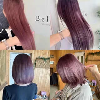カラー ハイトーン belle ナホのヘアスタイル