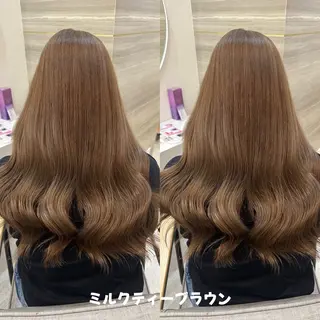 ロング lovis🧸ゆうあ 🧸/透明感カラーのヘアスタイル