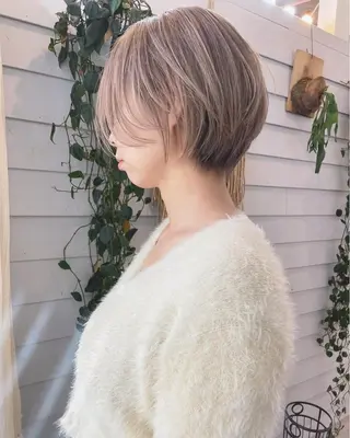 ショート カラー GiseL 博多筑紫口店のヘアスタイル