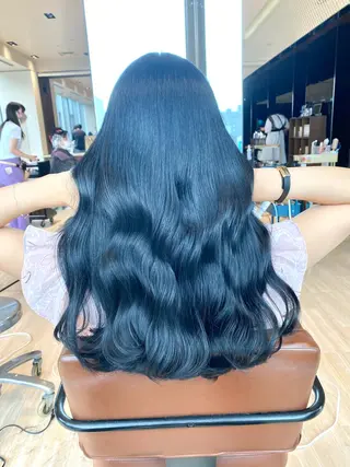 カラー 顔まわりの神様✨ 透明感カラー藤嶋秀幸のヘアスタイル