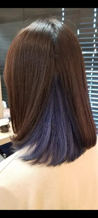 セミロング カラー 伊藤 傑のヘアスタイル