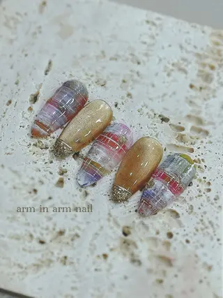 ネイル arm in arm ︎✿Yamamotoのマツエク・マツパデザイン
