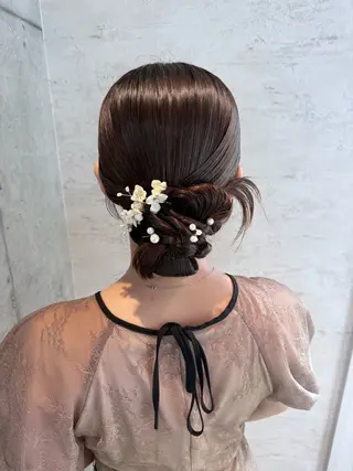 ヘアアレンジ はやしほのか| ヘアセット×カラーのヘアスタイル