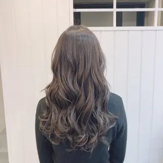 ロング カラー 髪質改善.縮毛矯正 ×韓国ヘアyukiのヘアスタイル