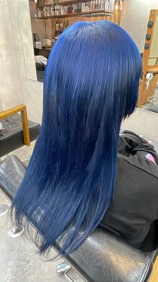 ロング カラー 荒川 桃花のヘアスタイル