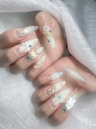 ネイル Lee Nails チップ長さだし専門店のネイルデザイン
