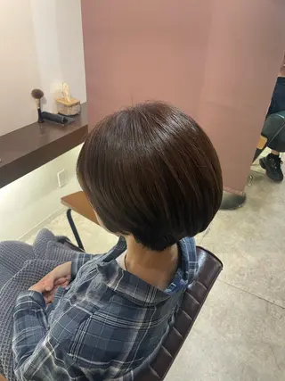 ショート 結衣 髪質改善モデル募集中のヘアスタイル