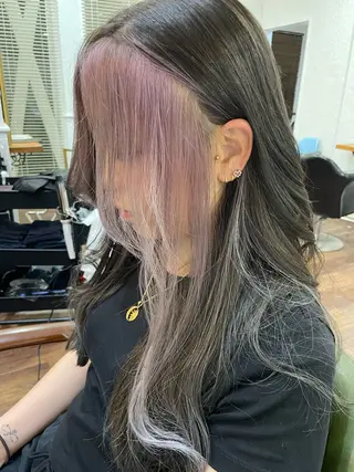 ロング 下林 雅明のヘアスタイル